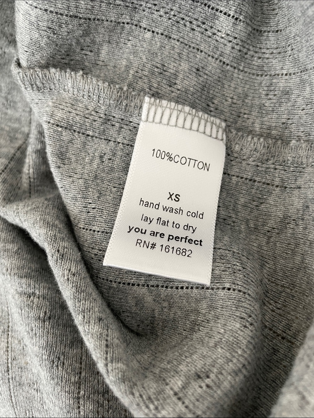 perfectwhitetee pointelle baby tee xs - Picture 2 of 3